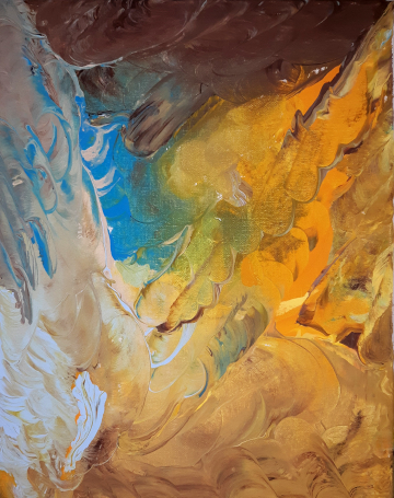 Painting Fire Forest 1