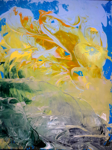 Painting Fire Forest 2