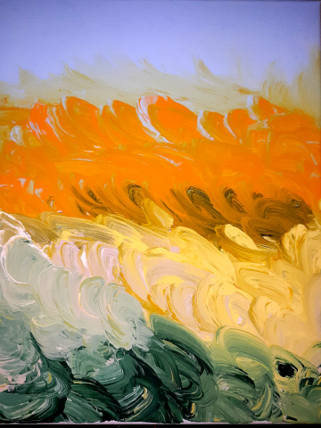 Painting Fire Forest 3