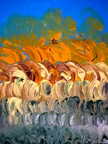 Painting Fire Forest 4